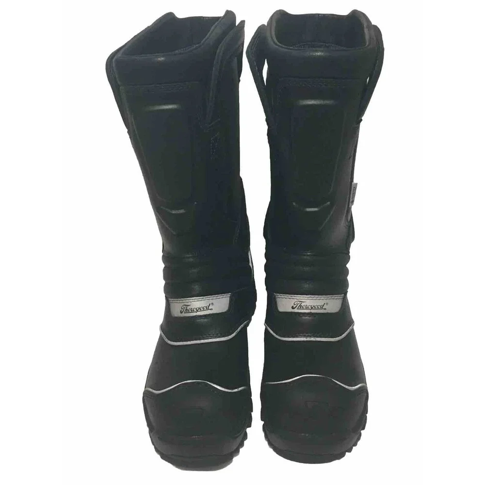 LION by Thorogood Firefighting Boots Rubber Steel toe NFPA Sz Mens 7, Womens 9